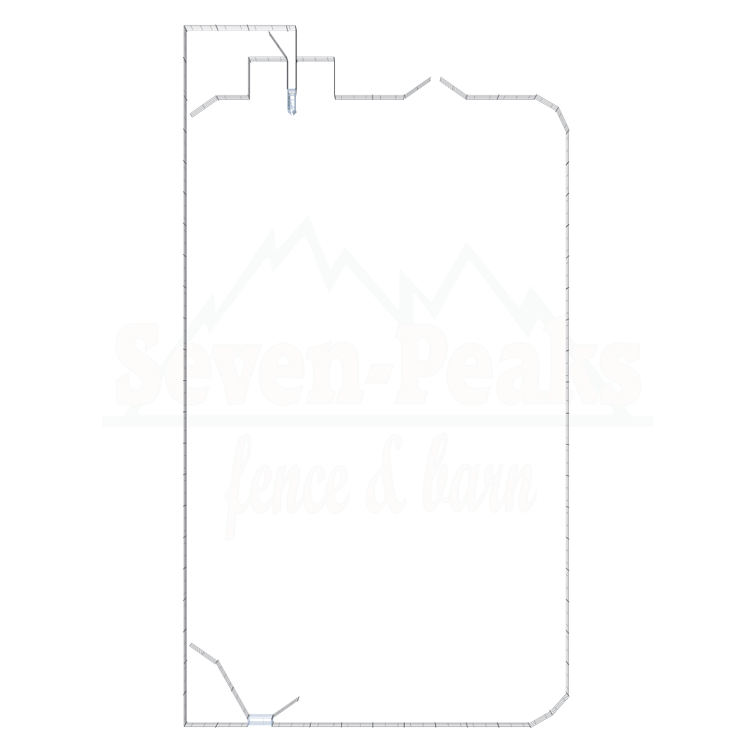 fence layout design blueprint