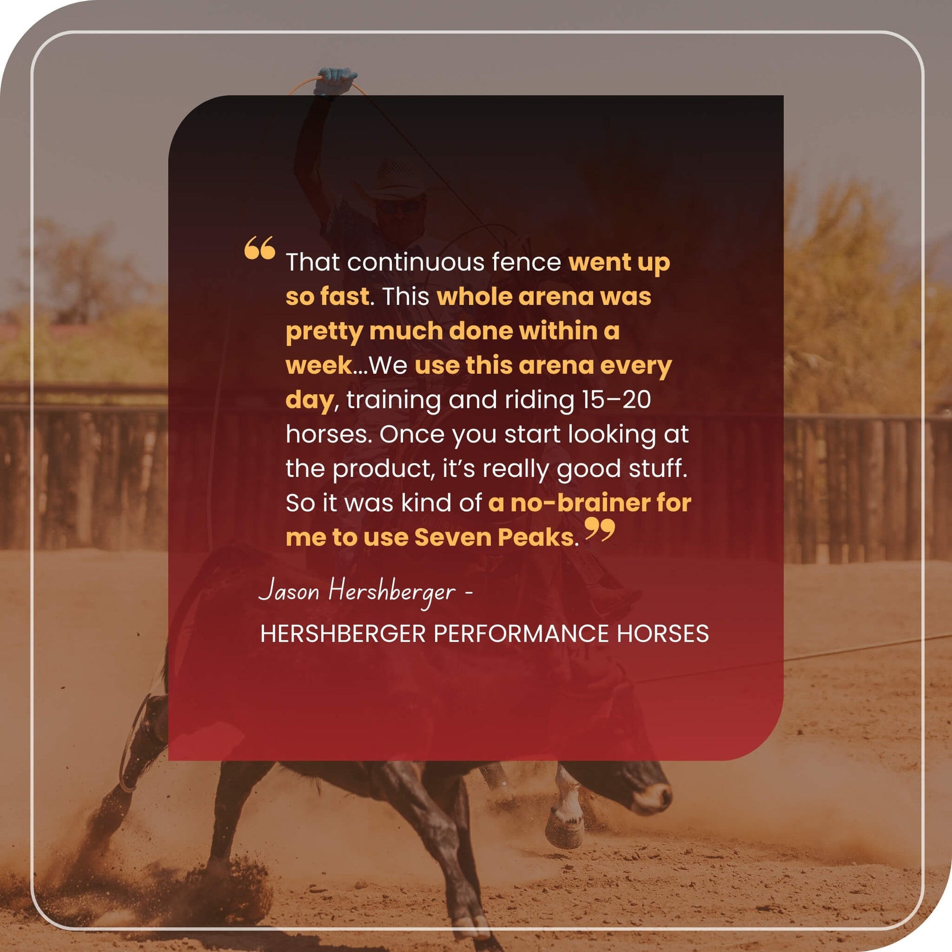 5 rail continous fence user review