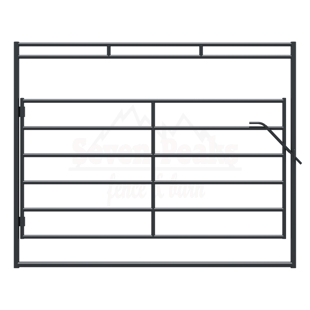 metal livestock gate seven peaks fence barn
