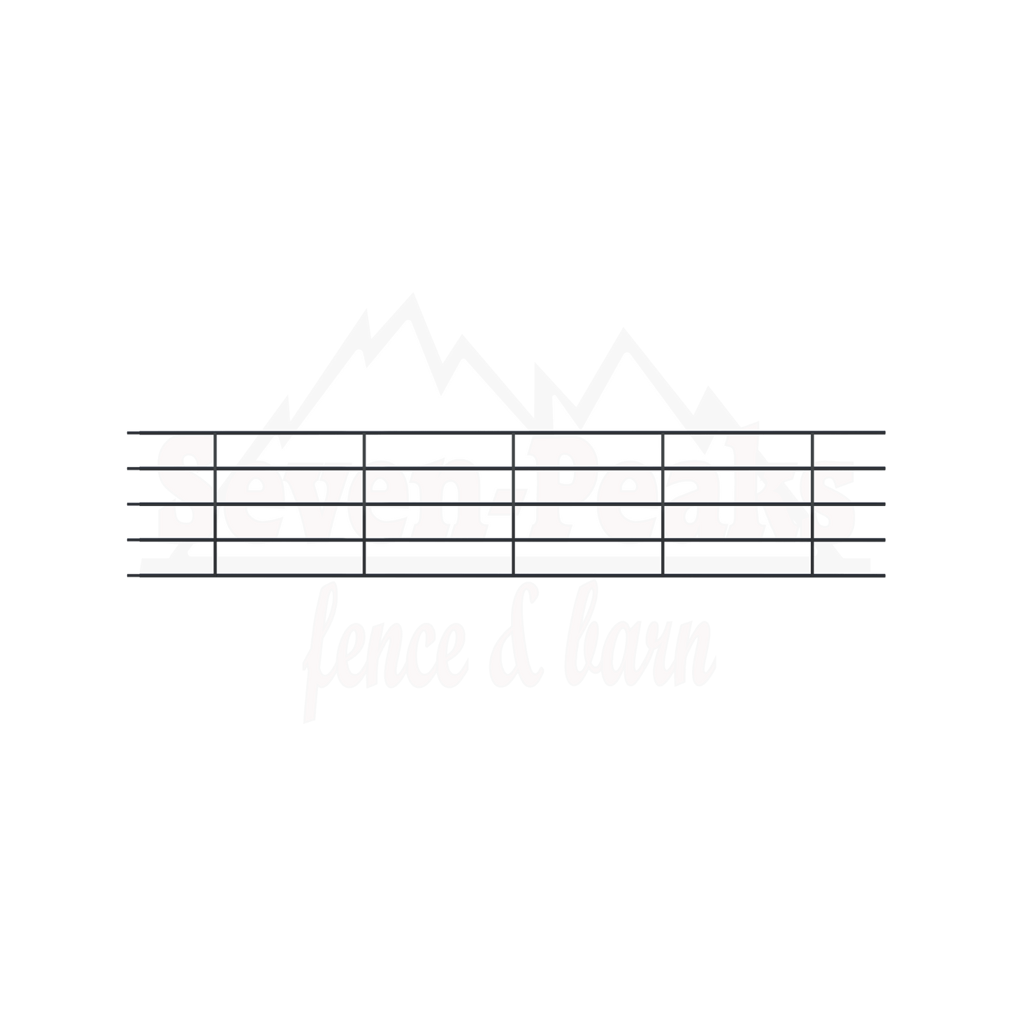 seven peaks fence barn logo