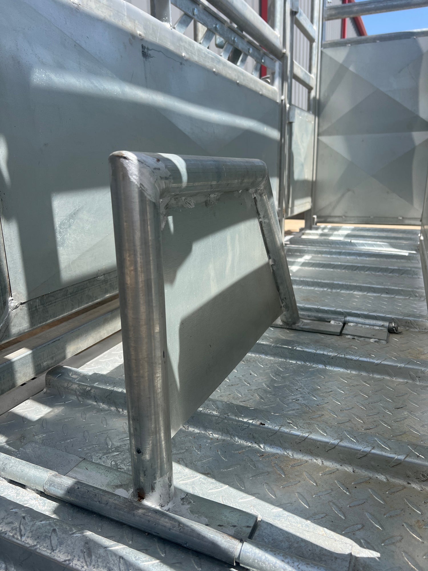 metal livestock trailer interior latch