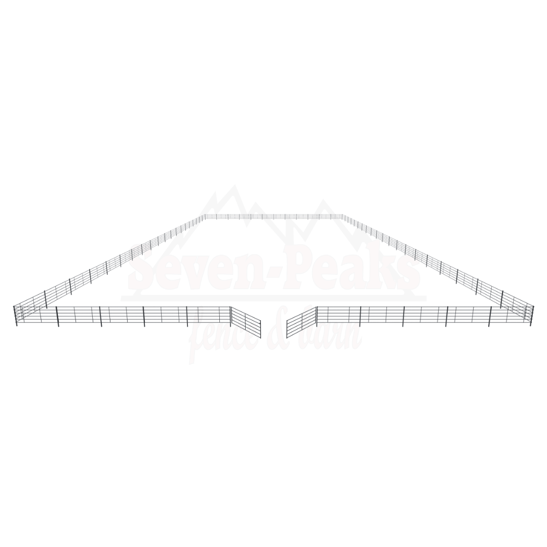 metal fencing layout design