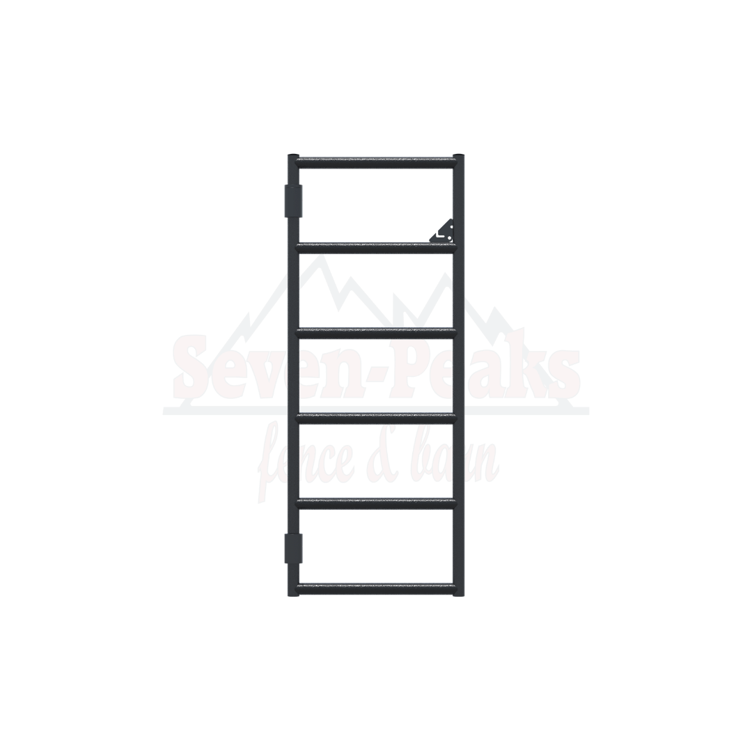 Swing rail gate
