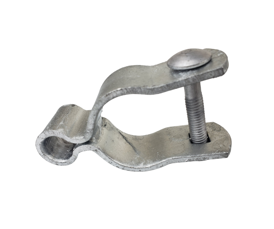 metal clamp with screw bolt