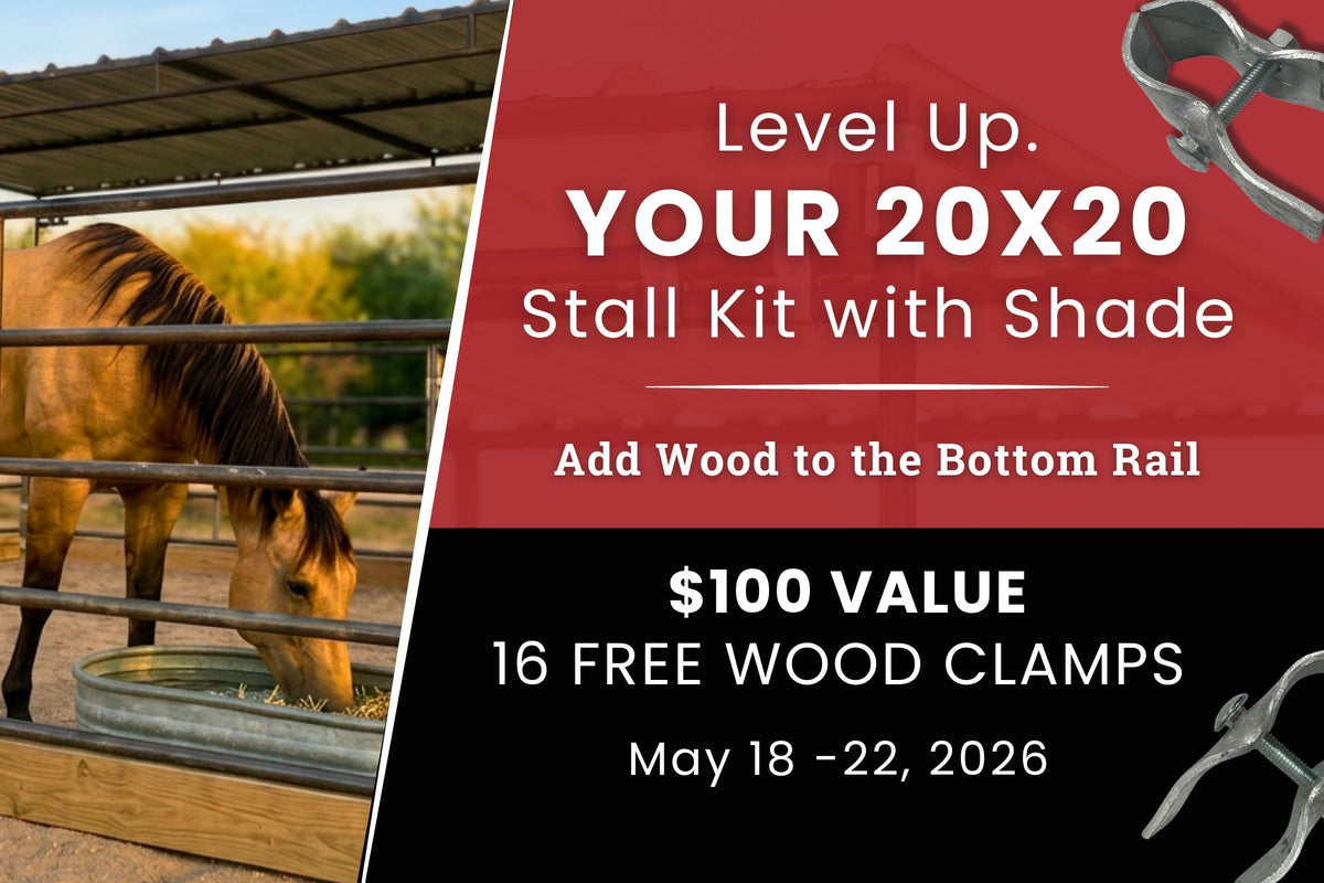 Stalling Kit Horse Stall Kits | 14-Gauge Metal Horse Stalls – Seven Peaks Fence and Barn