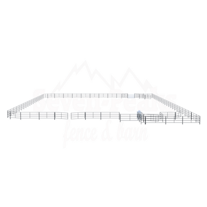 outdoor horse corral fencing system