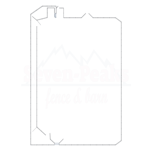 Roping Arena 140x220 - Continuous Fence