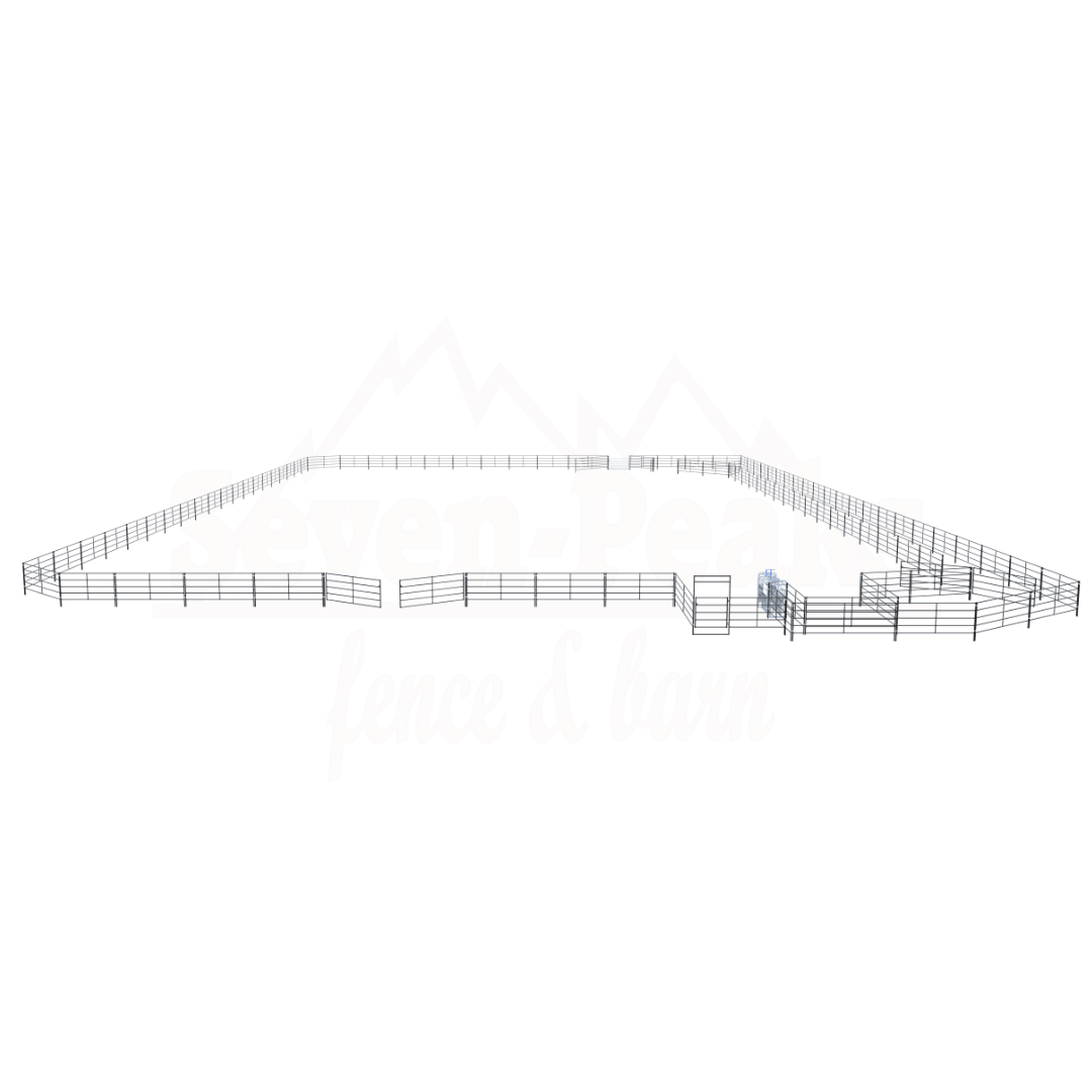Home Roping Arena Roping Arena 140x220 - Horse Panels – Seven Peaks Fence and Barn