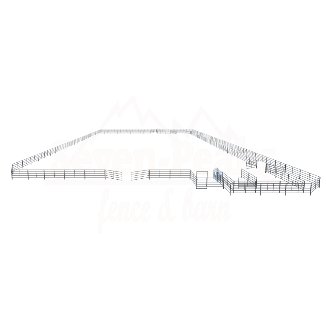 Roping Arena 140x240 - Horse Panels