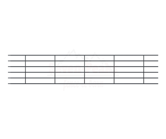 Seven Peaks Fence and Barn logo with mountain design