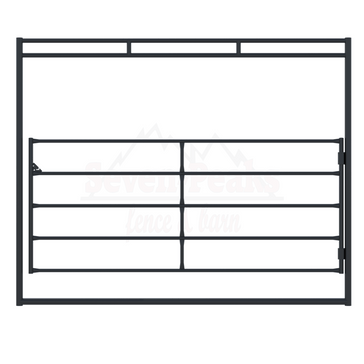 steel panel gate for farm fencing