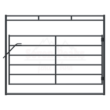 metal corral gate with latch