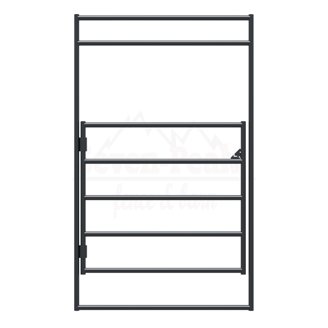 industrial metal fence gate design