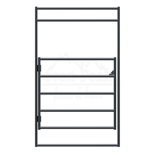 industrial metal fence gate design