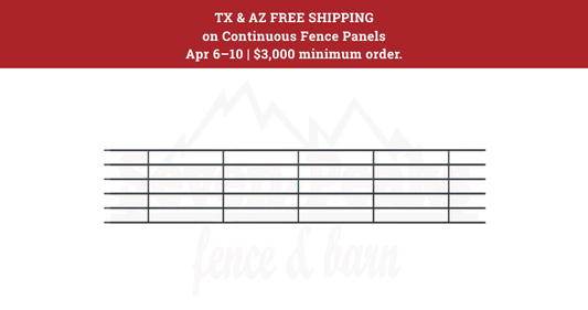 Continuous Fence - 6 Rail - Build to Order