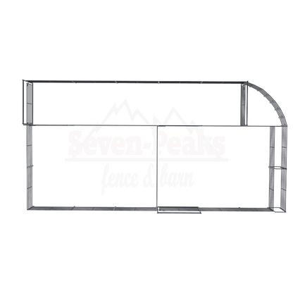 fence panel layout design diagram