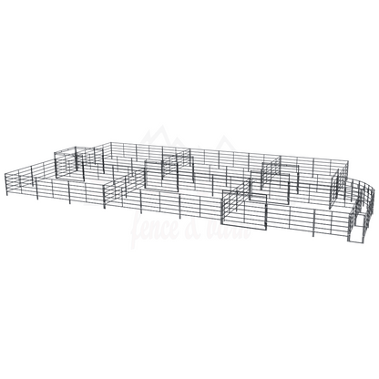 cattle-handling-corrals-steel-metal-fencing-setup