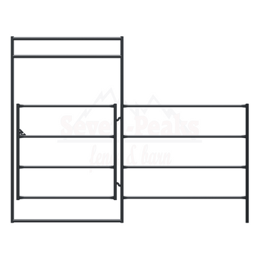 metal corral panels with gate