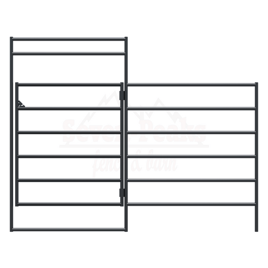 Combo Gate 10' - 6 Rail Heavy Duty