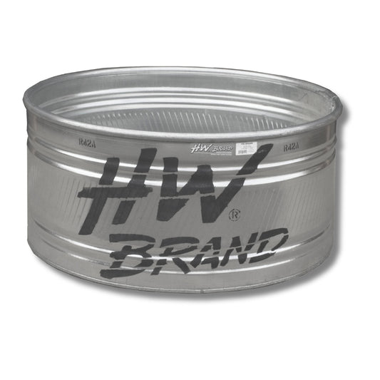 HW Brand Metal Stock Tank on White Background