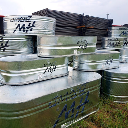 Metal stock tank 6 foot oval