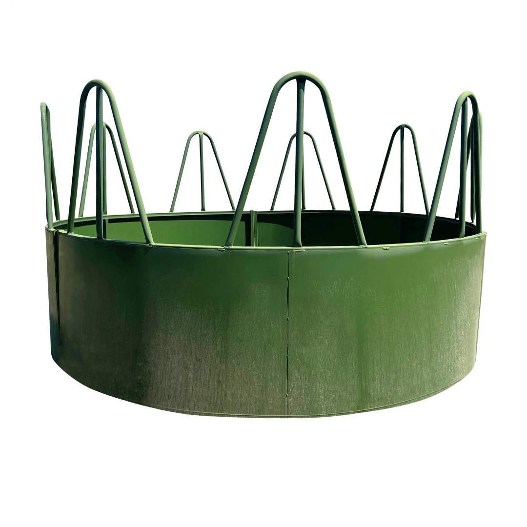 Round Bale Feeder - Horse Green