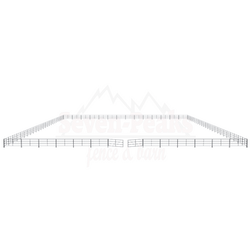 large metal fence enclosure