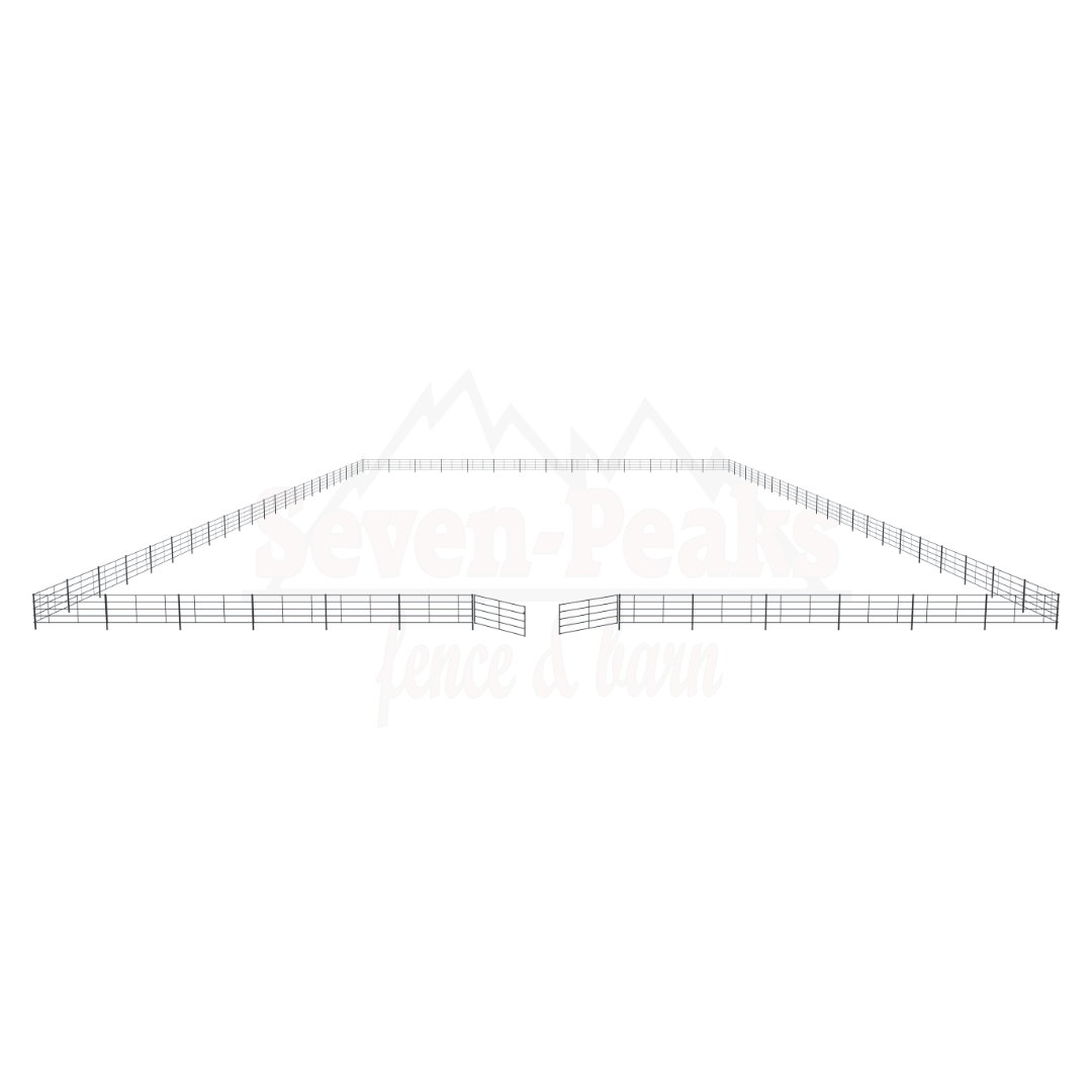 steel pipe fence corral system