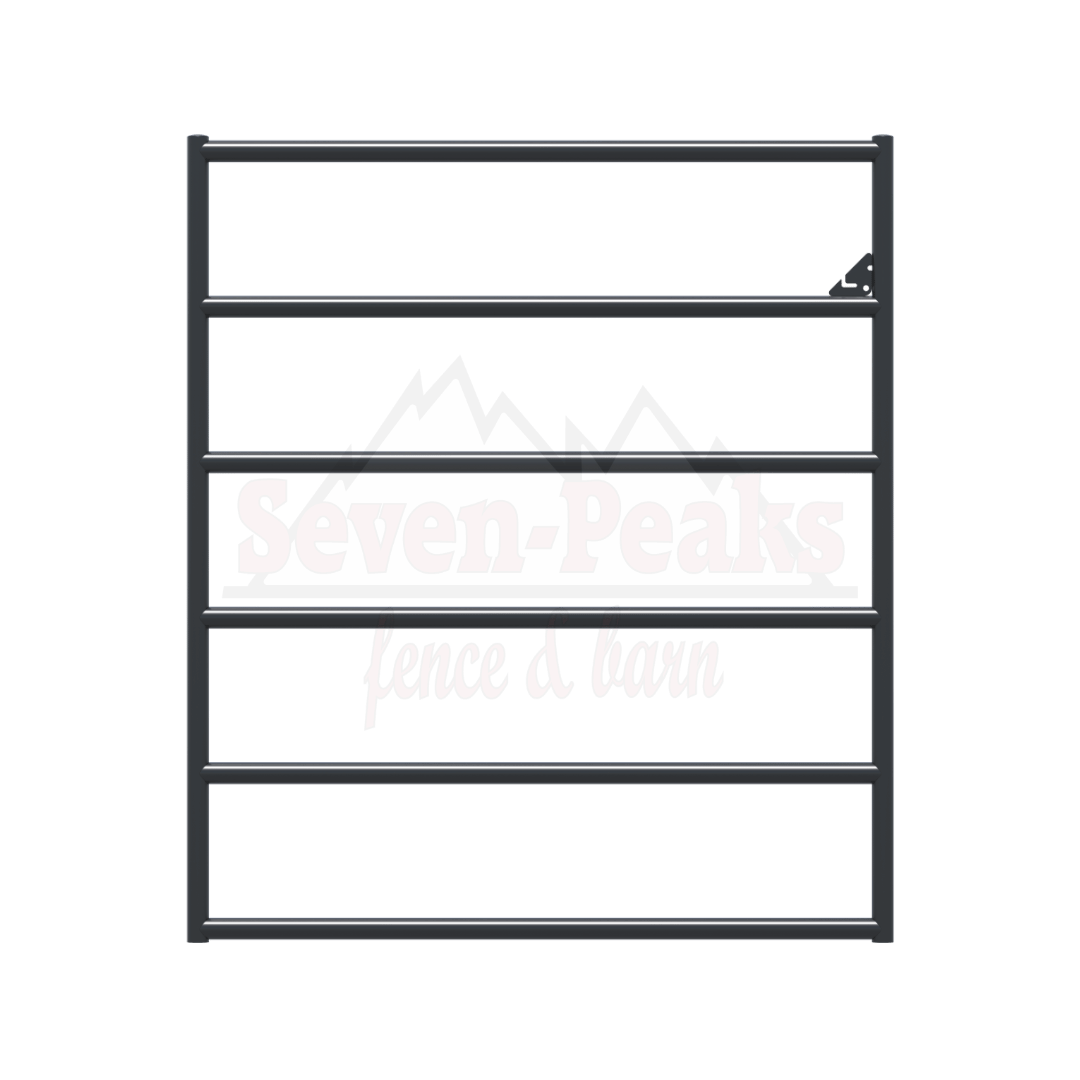 Seven Peaks logo on fence background