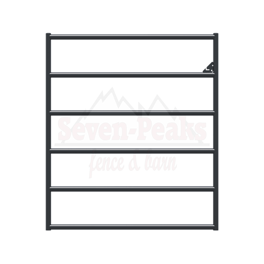 Seven Peaks logo on fence background