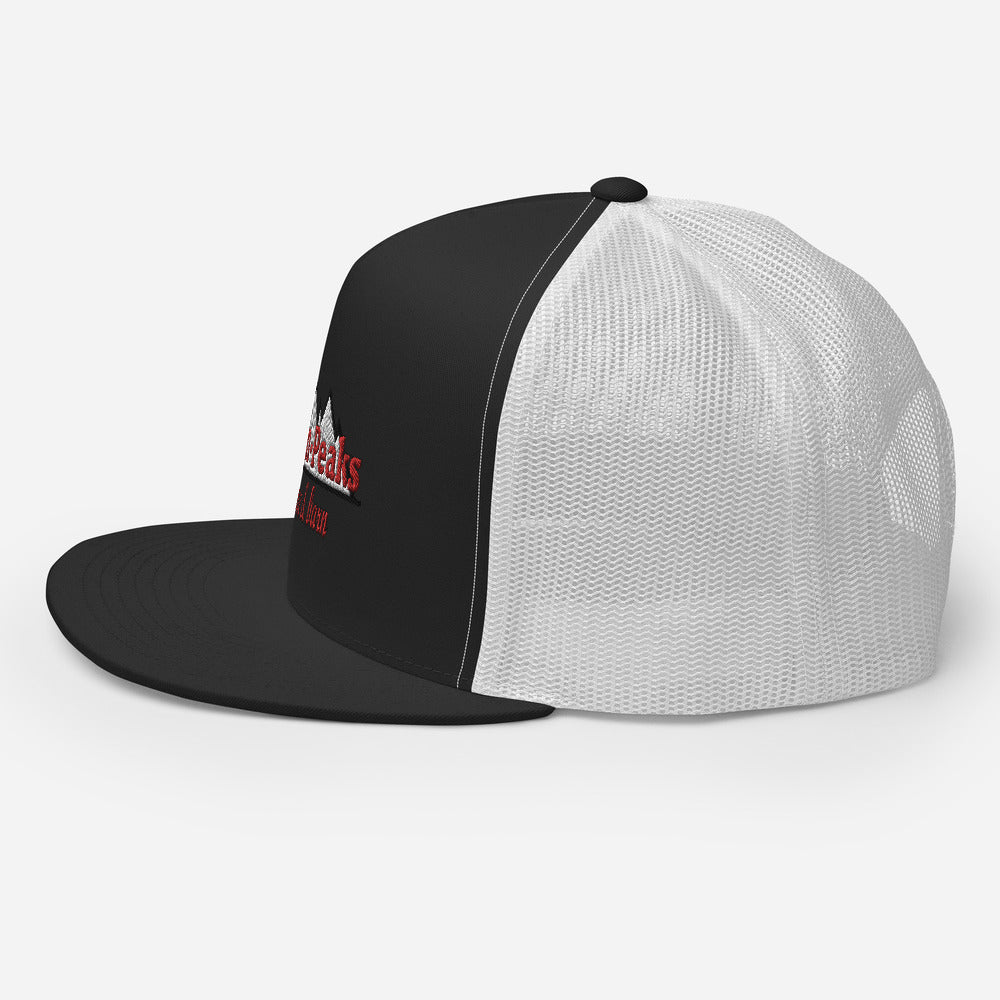 Black/White Snap Back