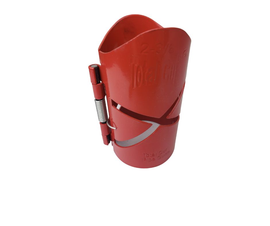 red pipe tool with hinge