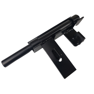 black metal bolt latch hardware door