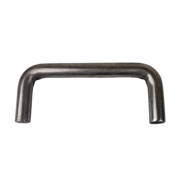 rustic metal drawer handle isolated