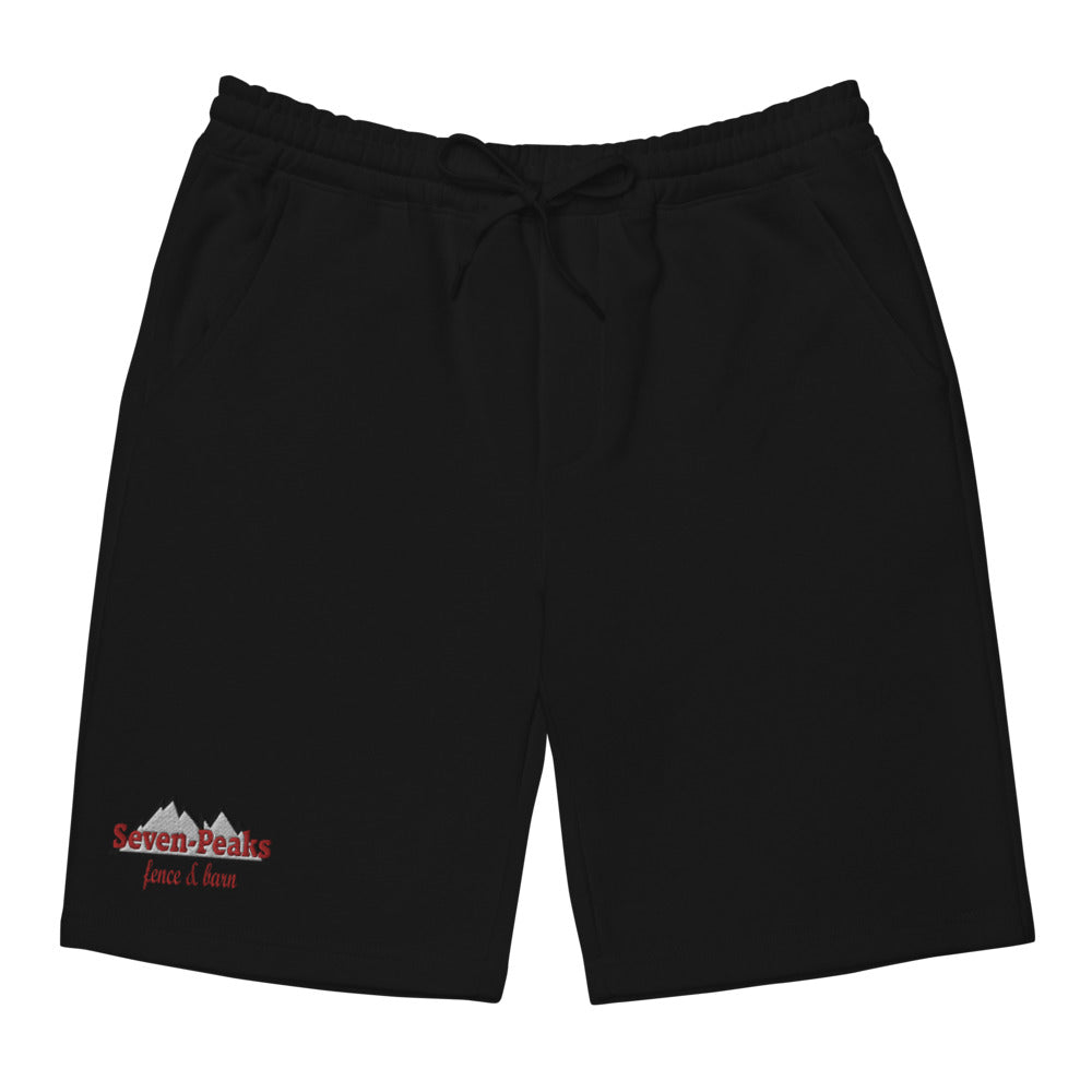 black shorts with logo seven peaks fence barn