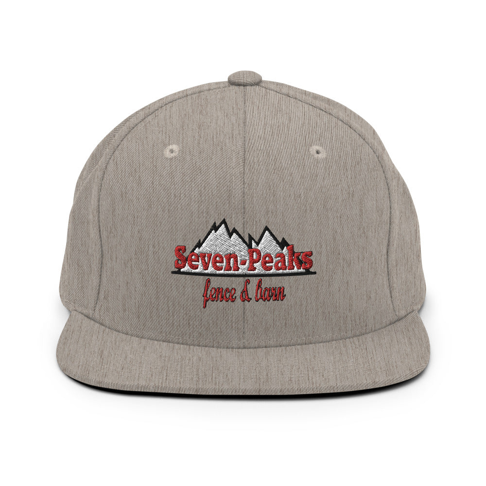 Heather Grey Snap Back